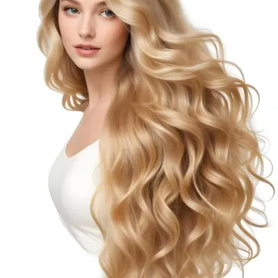 Blonde Woman With Long Wavy Hair 6 1671