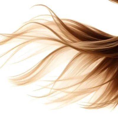 Brown And Blonde Hair Strands Dark Roots Light Ends Flowing Dynamic Composition Studio Lighting White Background Hair Care Concept Beauty And Fashion 1