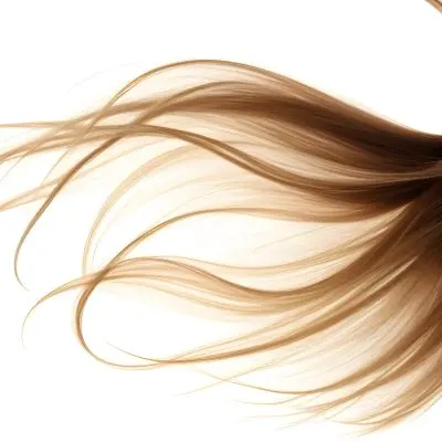 Brown And Blonde Hair Strands Dark Roots Light Ends Flowing Dynamic Composition Studio Lighting White Background Hair Care Concept Beauty And Fashion 2