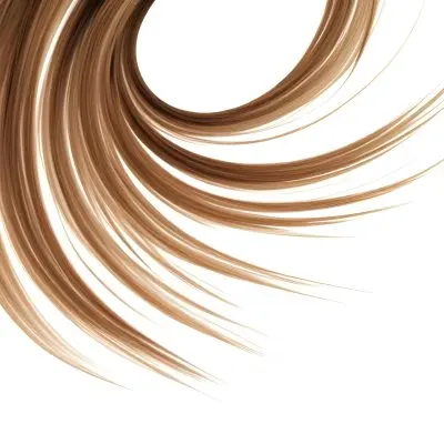 Brown And Blonde Hair Strands Forming A Swirl Pattern Isolated On A White Background Studio Lighting Hair Salon Concept Elegant And Minimalist Composition 12
