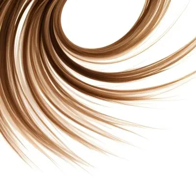 Brown And Blonde Hair Strands Forming A Swirl Pattern Isolated On A White Background Studio Lighting Hair Salon Concept Elegant And Minimalist Composition 31 9bbf