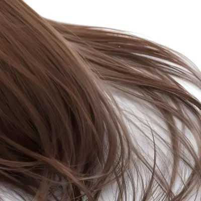 Brown Hair Strands With Light Reflections Smooth Texture Flowing And Shiny Close Up Shot Clean White Background Professional Studio Lighting Hair Care Product Advertisement 3