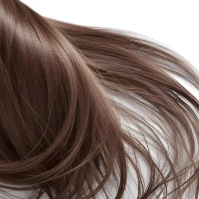 Brown Hair Strands With Light Reflections Smooth Texture Flowing And Shiny Close Up Shot Clean White Background Professional Studio Lighting Hair Care Product Advertisement 5