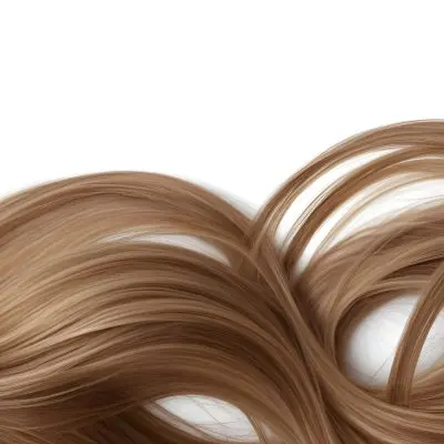 Brown Hair With Blonde Highlights Wavy Texture Close Up Shot Strands Overlapping Natural Lighting Clean White Background Hair Styled In Loose Waves Natural Look Hair Care Product Advertisement 14 B171