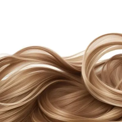 Brown Hair With Blonde Highlights Wavy Texture Close Up Shot Strands Overlapping Natural Lighting Clean White Background Hair Styled In Loose Waves Natural Look Hair Care Product Advertisement 36 15d3