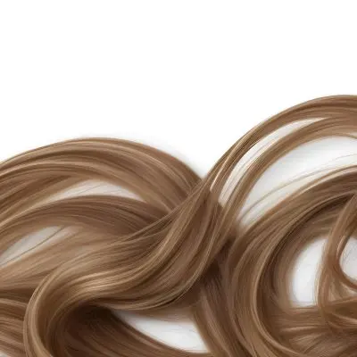 Brown Hair With Blonde Highlights Wavy Texture Close Up Shot Strands Overlapping Natural Lighting Clean White Background Hair Styled In Loose Waves Natural Look Hair Care Product Advertisement 37 C426