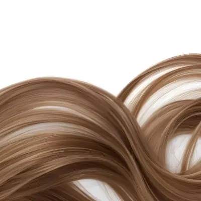 Brown Hair With Blonde Highlights Wavy Texture Close Up Shot Strands Overlapping Natural Lighting Clean White Background Hair Styled In Loose Waves Natural Look Hair Care Product Advertisement 51 Fb0b