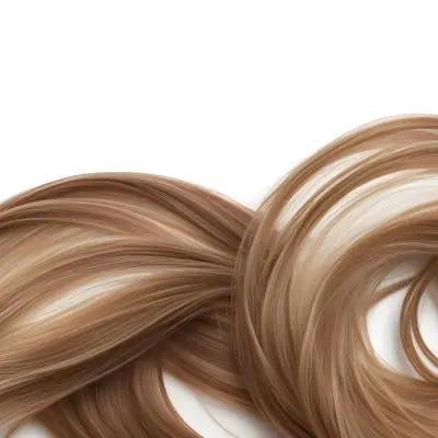 Brown Hair With Blonde Highlights Wavy Texture Close Up Shot Strands Overlapping Natural Lighting Clean White Background Hair Styled In Loose Waves Natural Look Hair Care Product Advertisement 6 3880