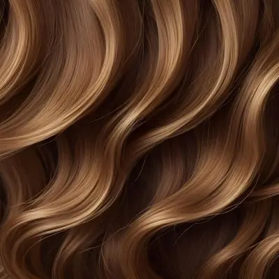Brown Hair With Golden Highlights Wavy Texture Close Up Shot Studio Lighting Smooth And Shiny Strands Natural Hair Color Healthy Hair Hair Care Concept Beauty Product Advertisement 21 6aba