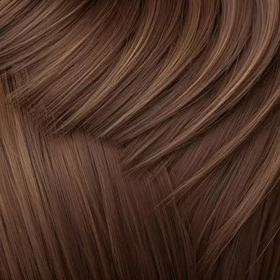 Brown Hair With Highlights Straight Shiny Healthy Well Groomed Close Up Shot Studio Lighting Professional Photography Hair Care Product Advertisement Beauty Concept Hair Texture 27