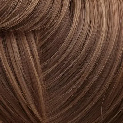 Brown Hair With Highlights Straight Shiny Healthy Well Groomed Close Up Shot Studio Lighting Professional Photography Hair Care Product Advertisement Beauty Concept Hair Texture 35 5858