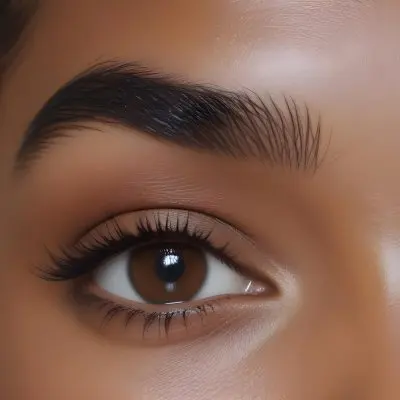 Close Up Of A Brown Skinned Woman 25 Years Old With Brown Eyes And Dark Eyebrows In A Studio 23 5be4