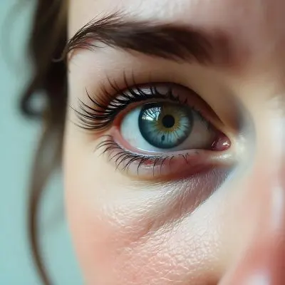 Close Up Of A Caucasian Woman S Eye Around 25 Years Old With Tears Falling Detailed Iris Red Veins And Fair Skin In A White Background 15 1b97