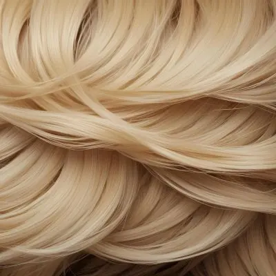 Close Up Of Blonde Hair With Natural Highlights Showcasing A Mix Of Light And Dark Shades Creating A Textured And Dimensional Effect On A Textured Background 32 54bd
