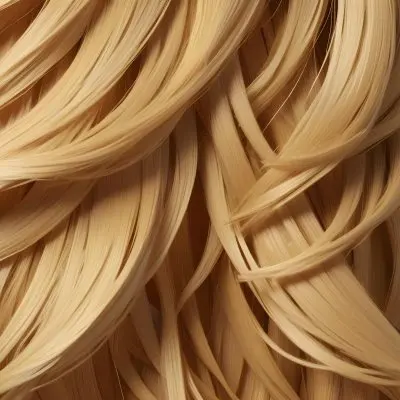 Close Up Of Blonde Hair With Strands Of Varying Shades Of Gold And Honey Creating A Textured And Dimensional Effect Studio Shot 6