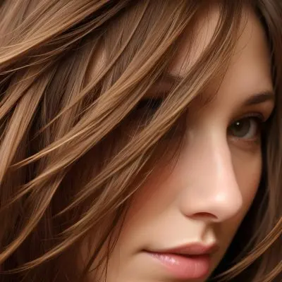 Close Up Of Brown Hair Strands Of Hair In Disarray Natural Light Warm Tones Soft Texture Hair Is The Only Subject 25