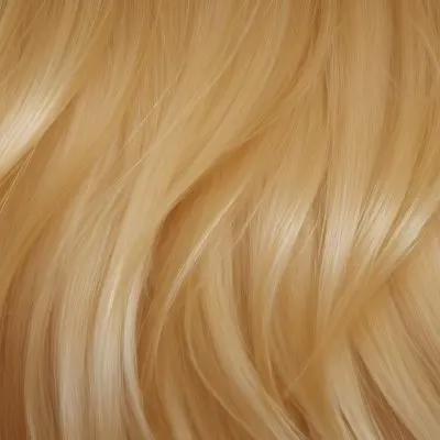 Close Up Of Long Blonde Hair Shiny And Flowing With Subtle Waves In A Studio Setting With Neutral Background 15 0605