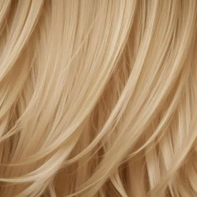 Close Up Of Long Blonde Hair Shiny And Flowing With Subtle Waves In A Studio Setting With Neutral Background 19 09f6