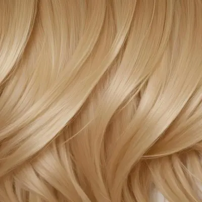 Close Up Of Long Blonde Hair Shiny And Flowing With Subtle Waves In A Studio Setting With Neutral Background 28 58d2