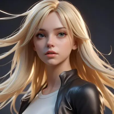 Close Up Of Long Blonde Hair Shiny And Flowing With Subtle Waves In A Studio Setting With Neutral Background 33 Cfaf