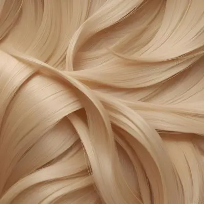 Close Up Of Long Blonde Hair Shiny And Flowing With Subtle Waves In A Studio Setting With Neutral Background 58 2da9