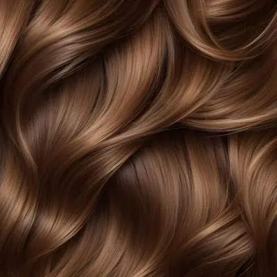 Close Up Of Wavy Shiny Brown Hair With Varying Shades Displaying Smooth Texture And Natural Highlights 101 D6de