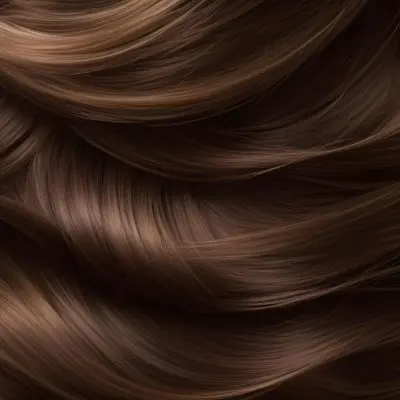 Close Up Of Wavy Shiny Brown Hair With Varying Shades Displaying Smooth Texture And Natural Highlights 114 Dca8