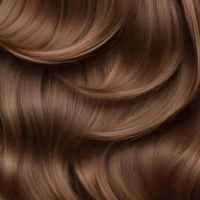 Close Up Of Wavy Shiny Brown Hair With Varying Shades Displaying Smooth Texture And Natural Highlights 116 19ec