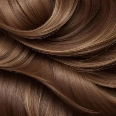 Close Up Of Wavy Shiny Brown Hair With Varying Shades Displaying Smooth Texture And Natural Highlights 92 9dc7