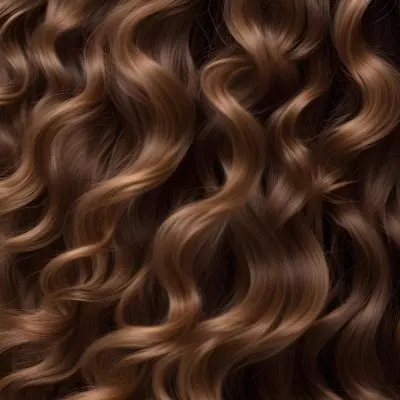 Closeup Of Wavy Curly Brown Hair 12 8a5c