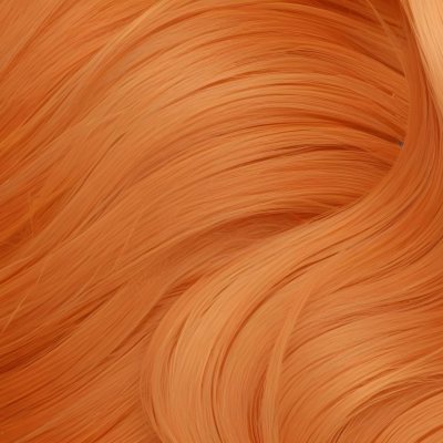 Orange Hair Strands With Soft Waves Creating A Vibrant And Smooth Pattern Close Up Shot Studio Lighting Hair Care Product Advertisement Smooth And Shiny Texture 18 7871