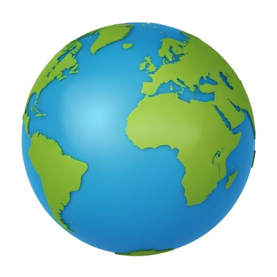 3d Model A Globe With Green Continents And Green Oceans Showing Africa Europe And South America With A White Background And Soft Shadows Figure Octane Render Volumetric Highly Detailed Videogame Aesthetic 32 951d