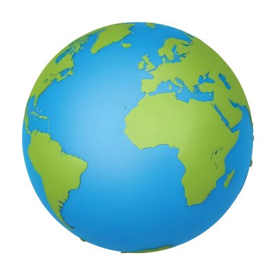 3d Model A Globe With Green Continents And Green Oceans Showing Africa Europe And South America With A White Background And Soft Shadows Figure Octane Render Volumetric Highly Detailed Videogame Aesthetic 8 Fcc2
