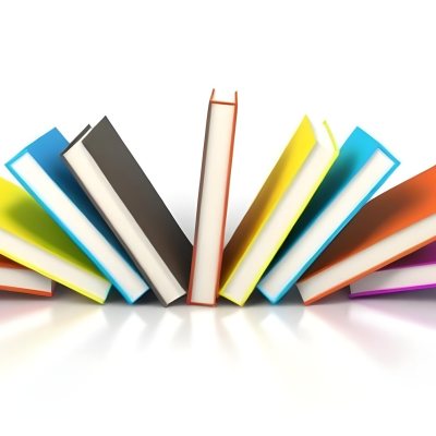 A Group Of Colorful Books