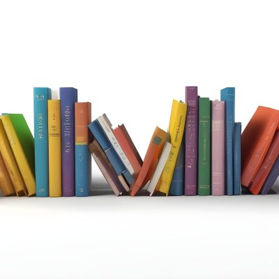 3d Model A Group Of Colorful Books On A White Background Figure Octane Render Volumetric Highly Detailed Videogame Aesthetic 2 4b02