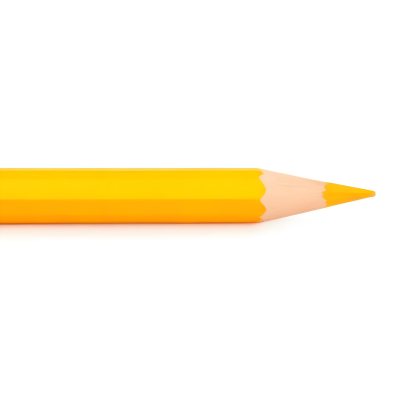 Yellow Pencil On A White Background 20 Bd82