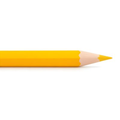 Yellow Pencil On A White Background 22 8b32
