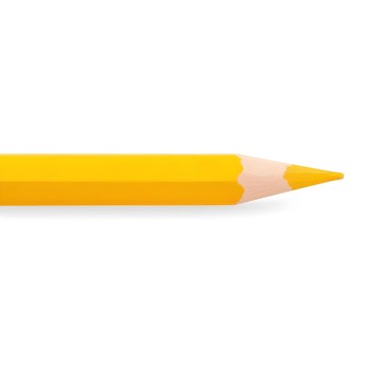 Yellow Pencil On A White Background 28 C38d
