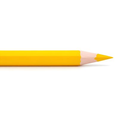 Yellow Pencil On A White Background 29 Bc66