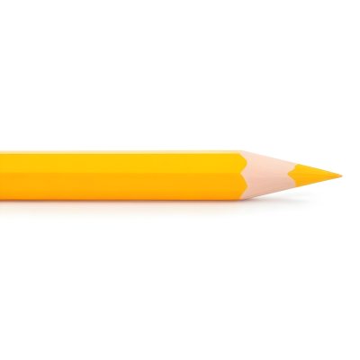 Yellow Pencil On A White Background 35 E741