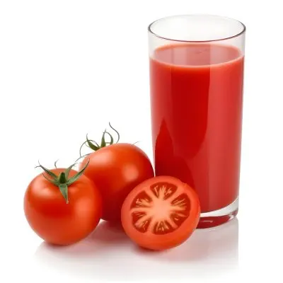 A Glass Of Fresh Tomato Juice With Whole Tomato 2 F94a