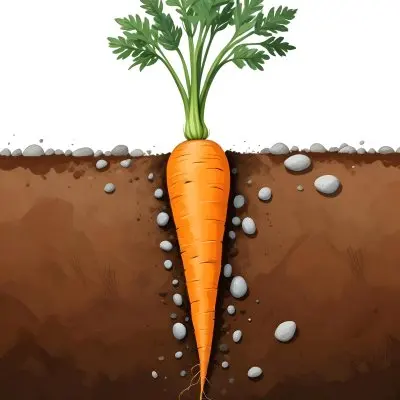 A Single Orange Carrot