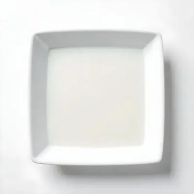 A White Square Plate