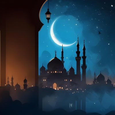 Digital Painting A Lantern With Intricate Patterns Casting A Warm Glow On Wet Cobblestones With An Arched Building And Streetlights Blurred In The Background Creating A Mystical Atmosphere Bold And Slim Lines Brus 3 01d0