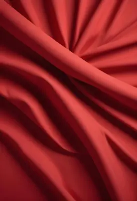 Minimal Soft Studio Light Photography A Close Up View Of Red Fabric With Folds And Creases Creating An Abstract Textured Pattern High Detail Solid Bold Color Background 1