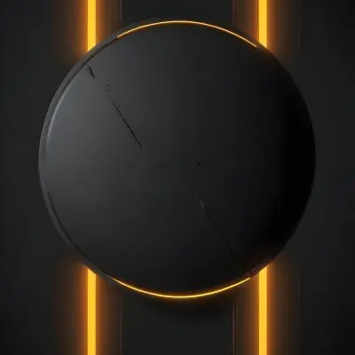 3d Model A Black Circle With A Black Outline In The Center Of A Black Background With Two Vertical Black Lines Figure Octane Render Volumetric Highly Detailed Videogame Aesthetic 28 5ec5
