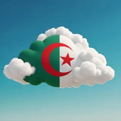 3d Model A Cloud With The Colors Of The Flag Of Algeria Green And White With A Red Crescent And Star In A Blue Sky Figure Octane Render Volumetric Highly Detailed Videogame Aesthetic 22 2501