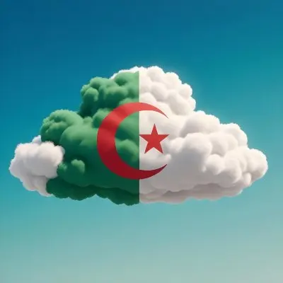 3d Model A Cloud With The Colors Of The Flag Of Algeria Green And White With A Red Crescent And Star In A Blue Sky Figure Octane Render Volumetric Highly Detailed Videogame Aesthetic 23 1ebc