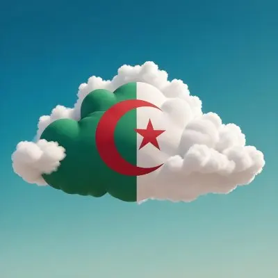 3d Model A Cloud With The Colors Of The Flag Of Algeria Green And White With A Red Crescent And Star In A Blue Sky Figure Octane Render Volumetric Highly Detailed Videogame Aesthetic 4 C631