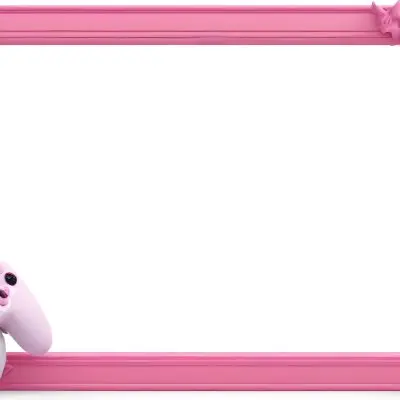 3d Model Pink Frame With A White Background Figure Octane Render Volumetric Highly Detailed Videogame Aesthetic 26 371e